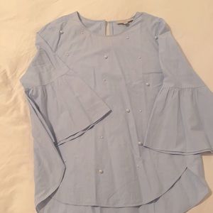 Blouse from Loft (pearl studded)